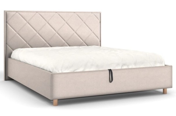 Krásne čelo Klinmam Madison s čalúnenými štvorcami sa vyznačuje nápaditým dizajnom a dokonalým remeselným spracovaním.