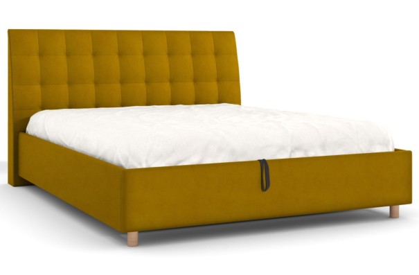 Elegantná posteľ Nashwille sa vďaka svojmu čelu hodí do každej spálne, ktorú ozvláštni a  zároveň rozjasní.