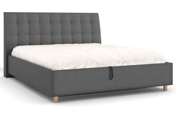 Elegantná posteľ Nashwille sa vďaka svojmu čelu hodí do každej spálne, ktorú ozvláštni a  zároveň rozjasní.