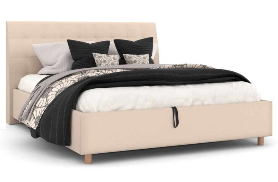 Elegantná posteľ Nashwille sa vďaka svojmu čelu hodí do každej spálne, ktorú ozvláštni a  zároveň rozjasní.