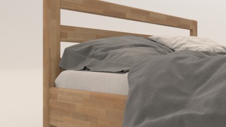 Vzdušná posteľ z kvalitného bukového alebo dubového dreva