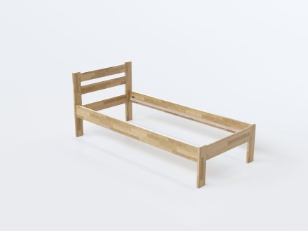 Posteľ z bukového alebo dubového masívu