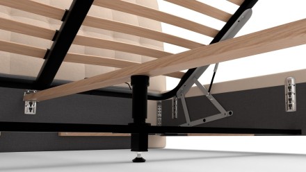 Elegantná posteľ Nashwille sa vďaka svojmu čelu hodí do každej spálne, ktorú ozvláštni a  zároveň rozjasní.