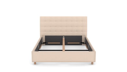 Elegantná posteľ Nashwille sa vďaka svojmu čelu hodí do každej spálne, ktorú ozvláštni a  zároveň rozjasní.