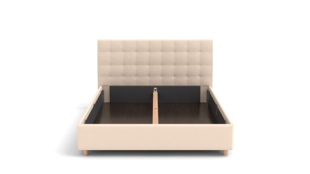 Elegantná posteľ Nashwille sa vďaka svojmu čelu hodí do každej spálne, ktorú ozvláštni a  zároveň rozjasní.