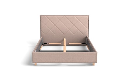 Krásne čelo Klinmam Madison s čalúnenými štvorcami sa vyznačuje nápaditým dizajnom a dokonalým remeselným spracovaním.