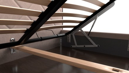 Krásne čelo Klinmam Madison s čalúnenými štvorcami sa vyznačuje nápaditým dizajnom a dokonalým remeselným spracovaním.