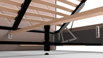 Krásne čelo Klinmam Madison s čalúnenými štvorcami sa vyznačuje nápaditým dizajnom a dokonalým remeselným spracovaním.