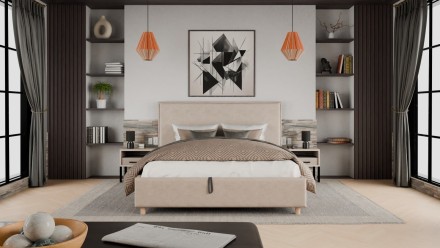 Čelo Valentino sa vďaka svojmu jednoduchému štýlu hodí do každej spálne.