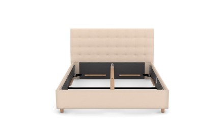 Elegantná posteľ Nashwille sa vďaka svojmu čelu hodí do každej spálne, ktorú ozvláštni a  zároveň rozjasní.