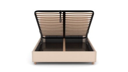 Elegantná posteľ Nashwille sa vďaka svojmu čelu hodí do každej spálne, ktorú ozvláštni a  zároveň rozjasní.