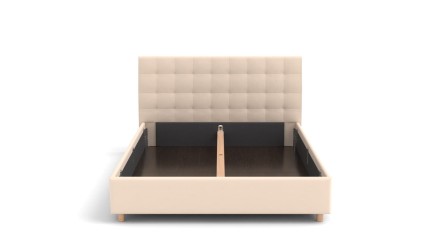 Elegantná posteľ Nashwille sa vďaka svojmu čelu hodí do každej spálne, ktorú ozvláštni a  zároveň rozjasní.