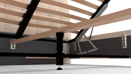 Elegantná posteľ Nashwille sa vďaka svojmu čelu hodí do každej spálne, ktorú ozvláštni a  zároveň rozjasní.