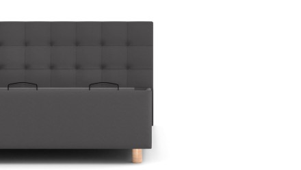 Čelo Boston s  prešívaním pôsobí moderným dojmom, ktorý sa hodí do každej spálne.