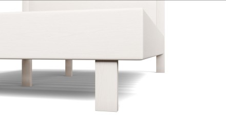 Posteľ Matera už pri prvom pohľade zaujme svojím tvarom a jednoduchým moderným dizajnom.