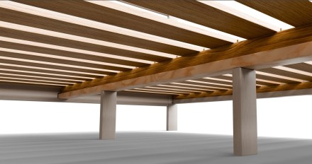 Posteľ Matera už pri prvom pohľade zaujme svojím tvarom a jednoduchým moderným dizajnom.