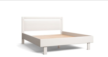 Posteľ Matera už pri prvom pohľade zaujme svojím tvarom a jednoduchým moderným dizajnom.