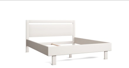 Posteľ Matera už pri prvom pohľade zaujme svojím tvarom a jednoduchým moderným dizajnom.