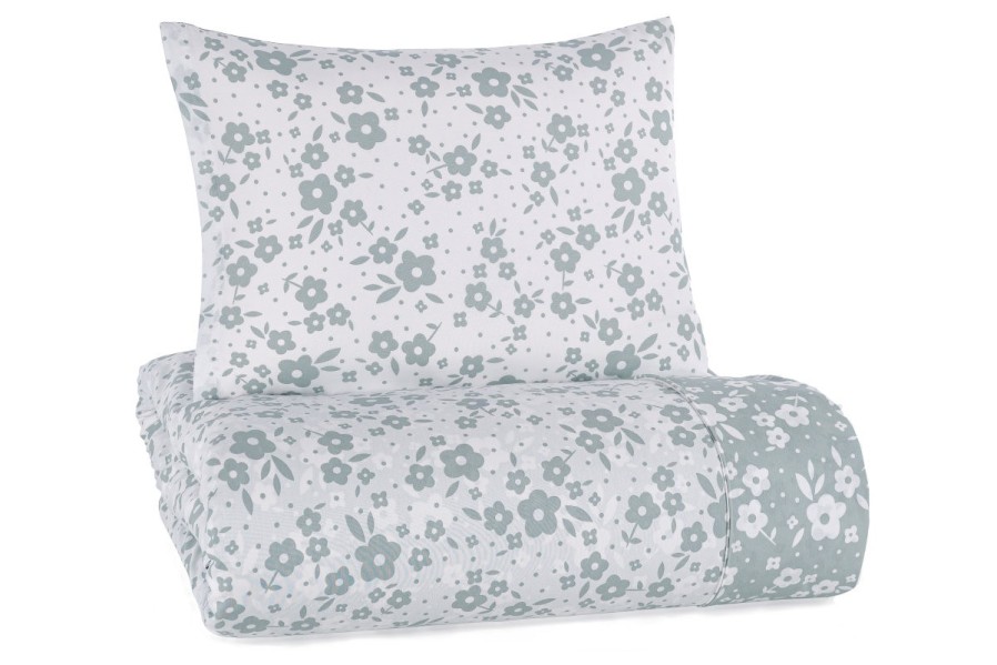 Obliečky Minty sú príjemné na dotyk, skvele odvádzajú vlhkosť a takmer sa nekrčia.