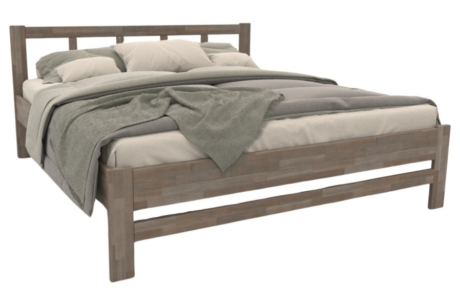 Milujete vôňu dreva? Tak je táto celomasívna posteľ perfektnou voľbou pre vás, pretože je z najkvalitnejších drevín buku a dubu