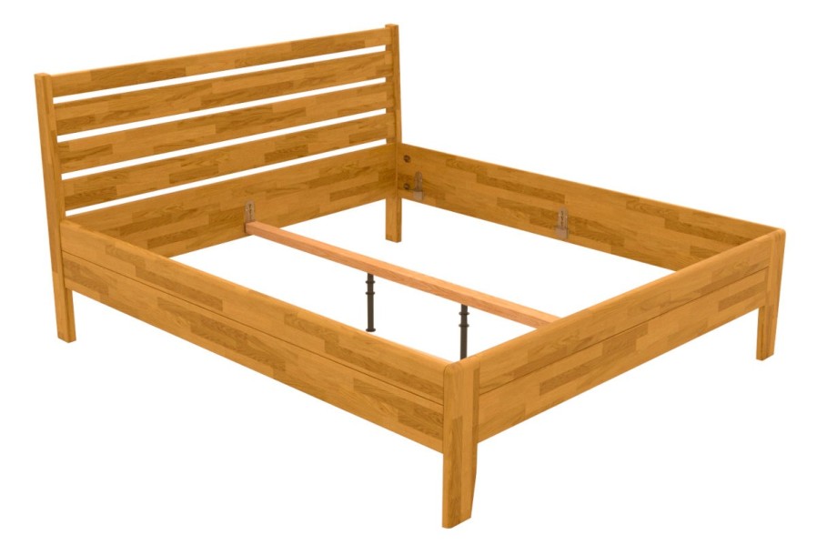 Celomasívna posteľ Lugo prinesie aj do vašej spálne malý kúsok prírody a dodá spánku a relaxácii nový rozmer.