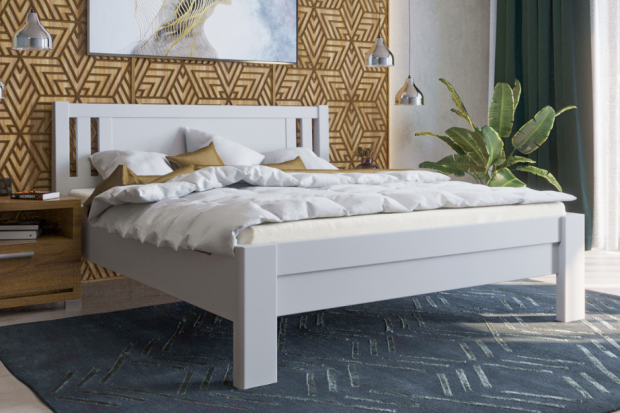 Robustná masívna posteľ Sion H2 bude dôstojnou dominantou vašej spálne, do ktorej prinesie útulnosť aj komfort.