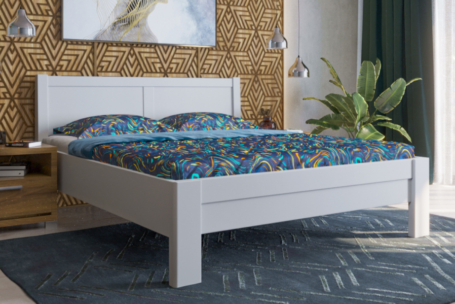 Robustná masívna posteľ Sion H3 bude dôstojnou dominantou vašej spálne, do ktorej prinesie útulnosť aj komfort.