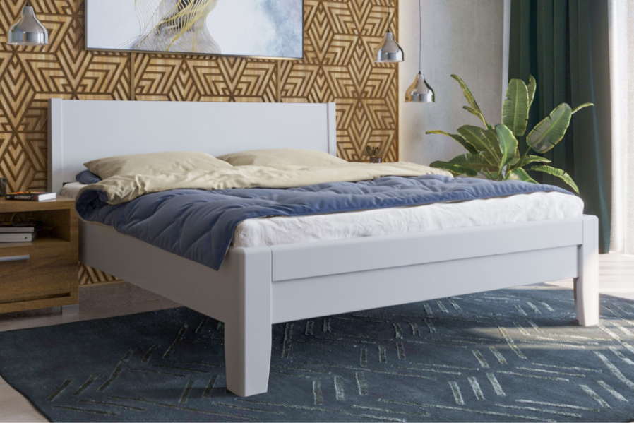 Robustná masívna posteľ Sion K1 bude dôstojnou dominantou vašej spálne, do ktorej prinesie útulnosť aj komfort.