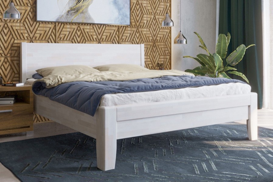 Robustná masívna posteľ Sion K1 bude dôstojnou dominantou vašej spálne, do ktorej prinesie útulnosť aj komfort.