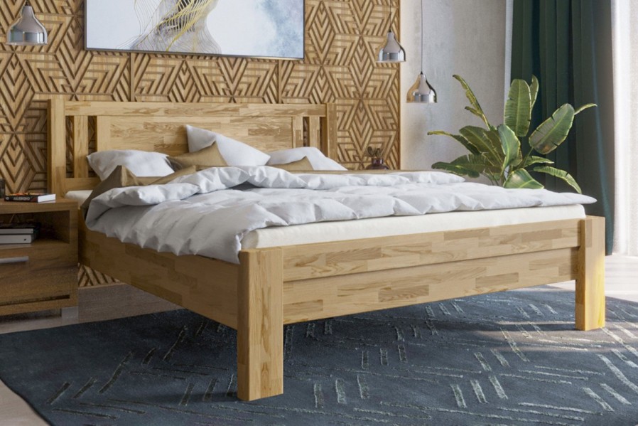 Robustná masívna posteľ Sion H2 bude dôstojnou dominantou vašej spálne, do ktorej prinesie útulnosť aj komfort.