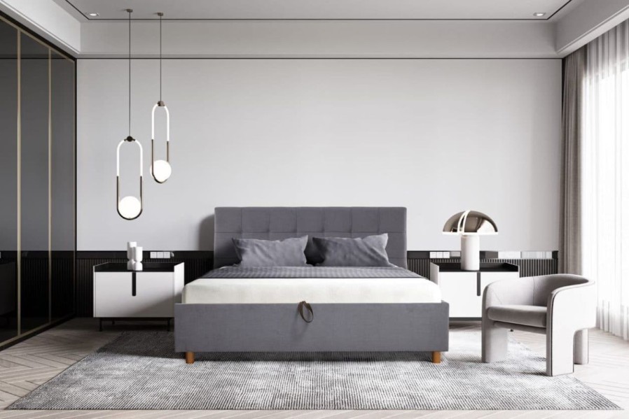 Čelo Boston s  prešívaním pôsobí moderným dojmom, ktorý sa hodí do každej spálne.