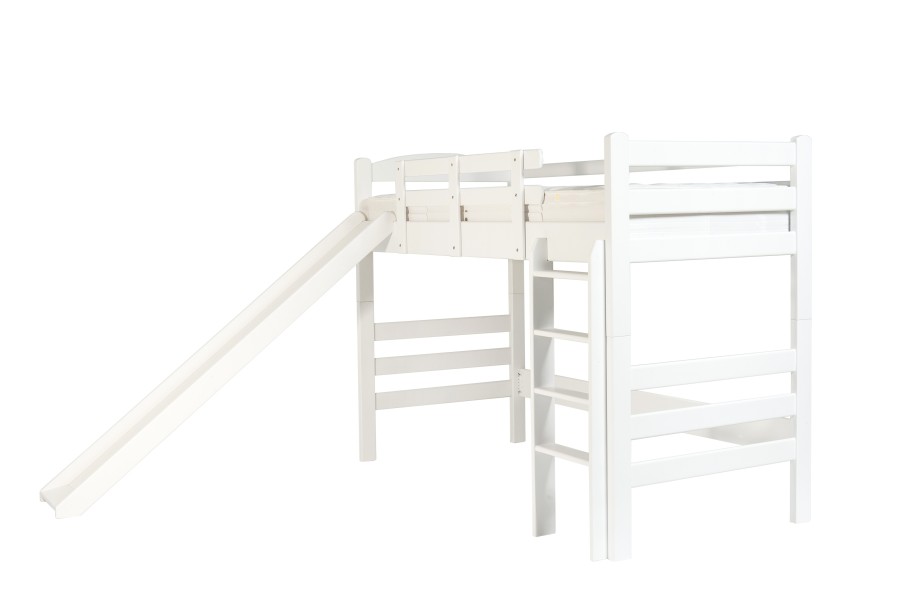 Kvalitná drevená poschodová posteľ Rouen je vyrobená z bukového dreva.