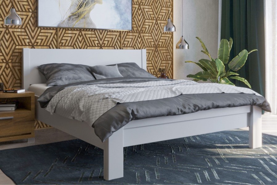 Robustná masívna posteľ Sion H1 bude dôstojnou dominantou vašej spálne, do ktorej prinesie útulnosť aj komfort.