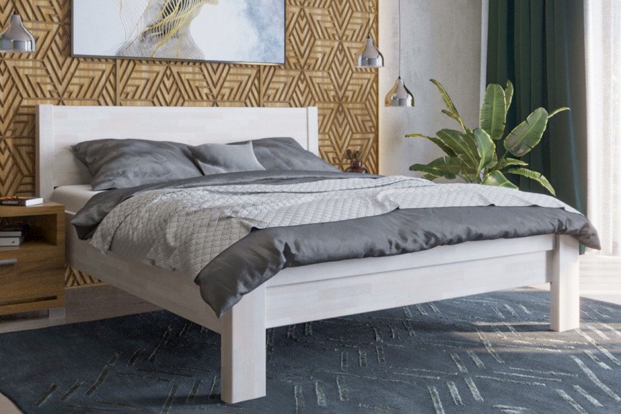 Robustná masívna posteľ Sion H1 bude dôstojnou dominantou vašej spálne, do ktorej prinesie útulnosť aj komfort.