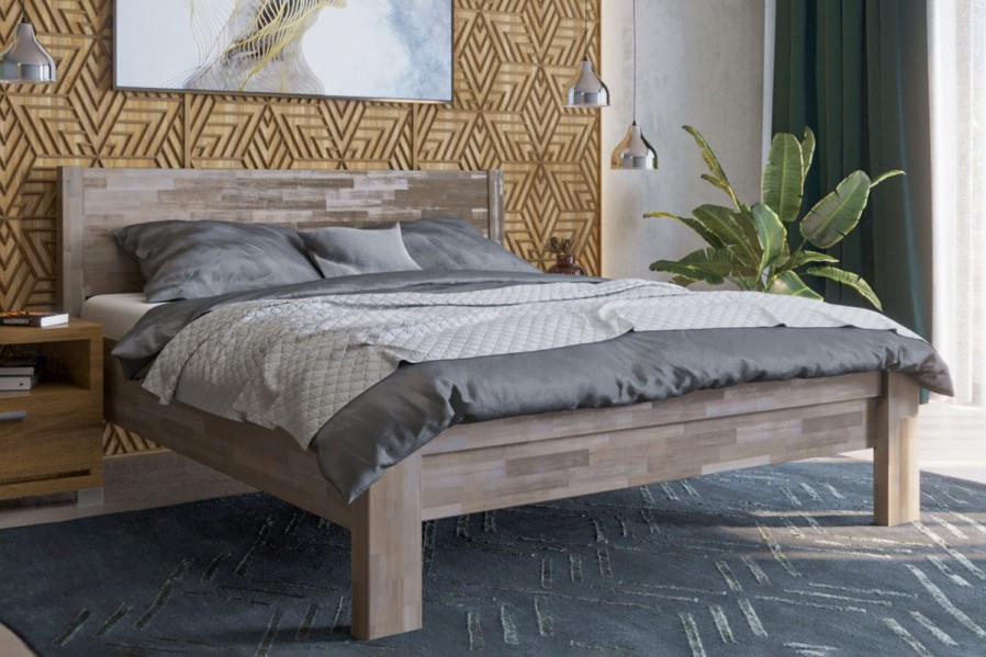Robustná masívna posteľ Sion H1 bude dôstojnou dominantou vašej spálne, do ktorej prinesie útulnosť aj komfort.