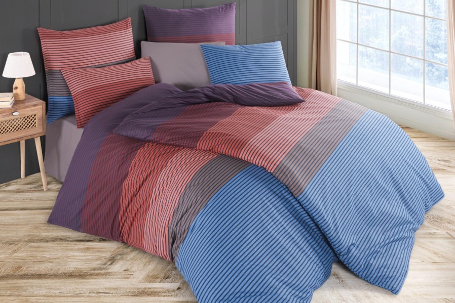 Obliečky Aura sú príjemné na dotyk, skvele odvádzajú vlhkosť a takmer sa nekrčia.