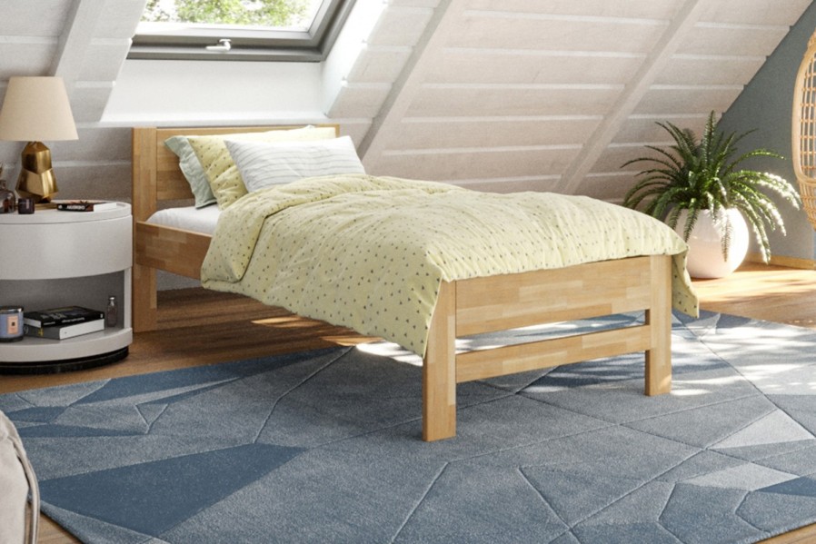 Viacgeneračná posteľ z tých najlepších možných materiálov bola precízne vyrobená. Ak hľadáte posteľ, ktorá vám vydrží desiatky rokov, tak je celomasívna posteľ Amelia to správne riešenie.