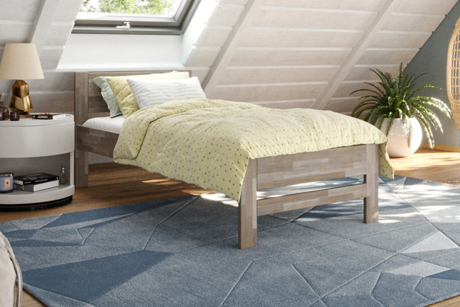 Viacgeneračná posteľ z tých najlepších možných materiálov bola precízne vyrobená. Ak hľadáte posteľ, ktorá vám vydrží desiatky rokov, tak je celomasívna posteľ Amelia to správne riešenie.
