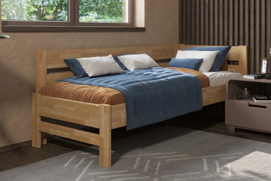 Vyberáte posteľ, ktorá vám vydrží niekoľko desiatok rokov? S celomasívnou posteľou Wanda sa to dá.