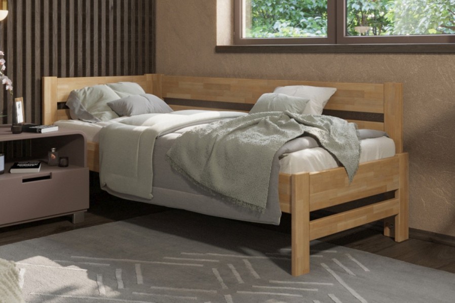 Vyberáte posteľ, ktorá vám vydrží niekoľko desiatok rokov? S celomasívnou posteľou Wanda sa to dá.