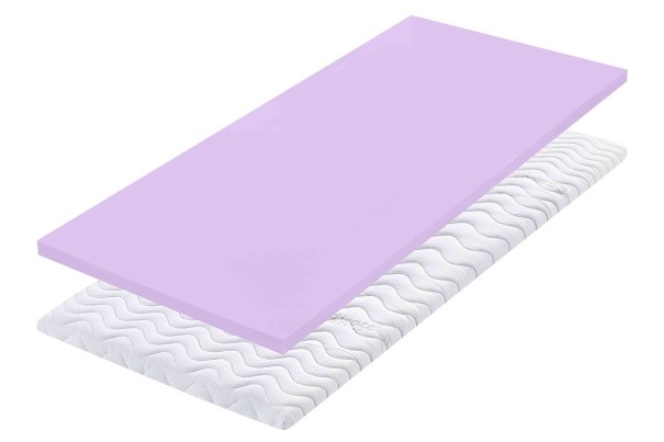 Luxusný vrchný matrac je tvorený z dvoch vrstiev pien – latexovej a hybridnej, ktoré majú samé pozitívne vlastnosti.