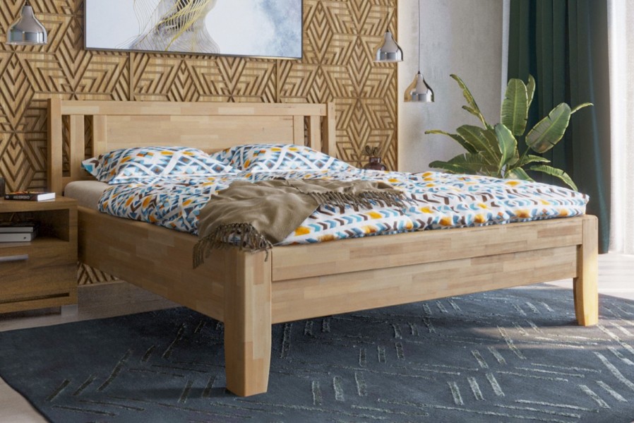 Robustná masívna posteľ Sion K2 bude dôstojnou dominantou vašej spálne, do ktorej prinesie útulnosť aj komfort.