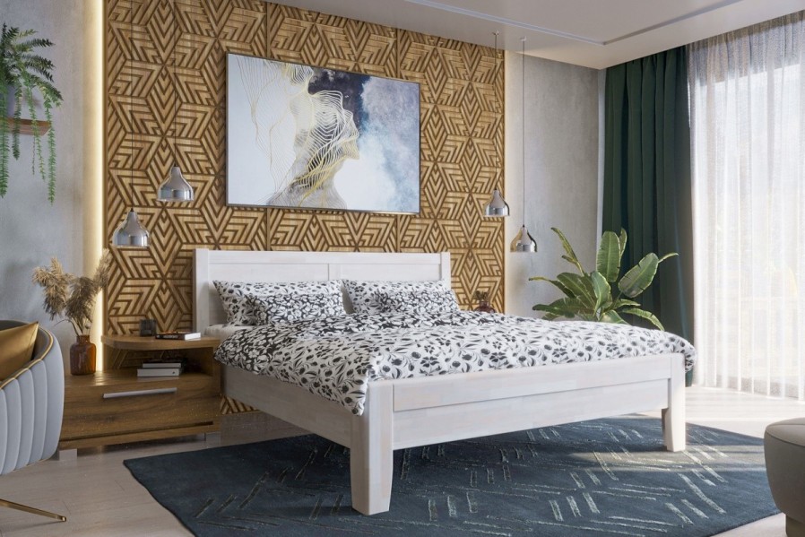 Robustná masívna posteľ Sion K3 bude dôstojnou dominantou vašej spálne, do ktorej prinesie útulnosť aj komfort.