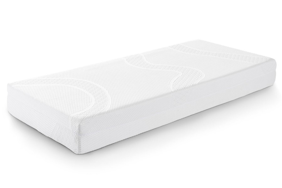 Ergonomicky tvarovaný penový matrac Mlily Lilac s technológiou chladivého gélu.