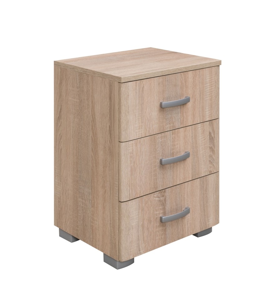 Nočné stolíky Matis 3F vznikli spojením moderných materiálov a minimalistického dizajnu.