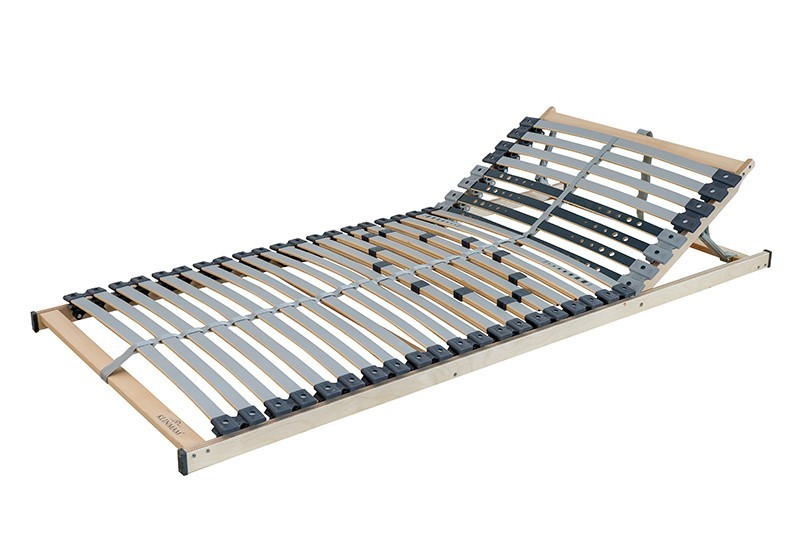 Pohodlný a vysoko odolný rošt s puzdrami uloženými nad bočnicou poskytuje nielen vysokú úroveň komfortu, ale aj opory pri spánku.