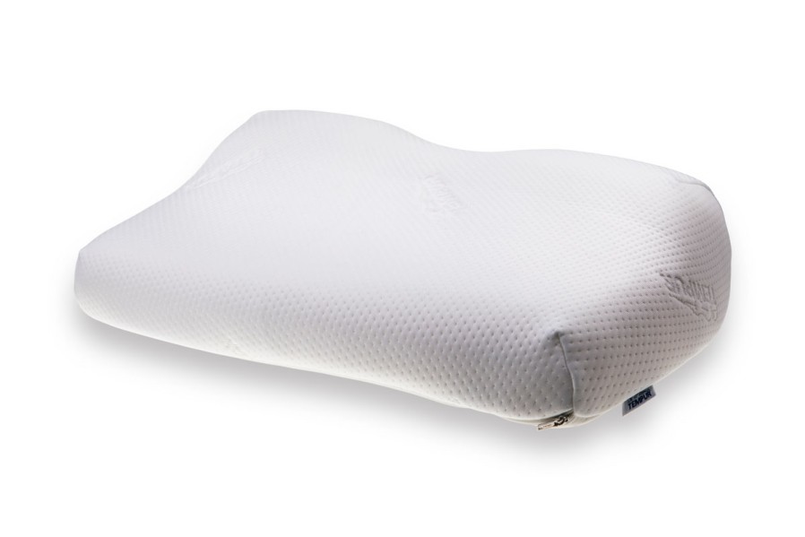 Hypoalergénny náhradný poťah vankúša Tempur vhodný na pranie aj pri vyšších teplotách.