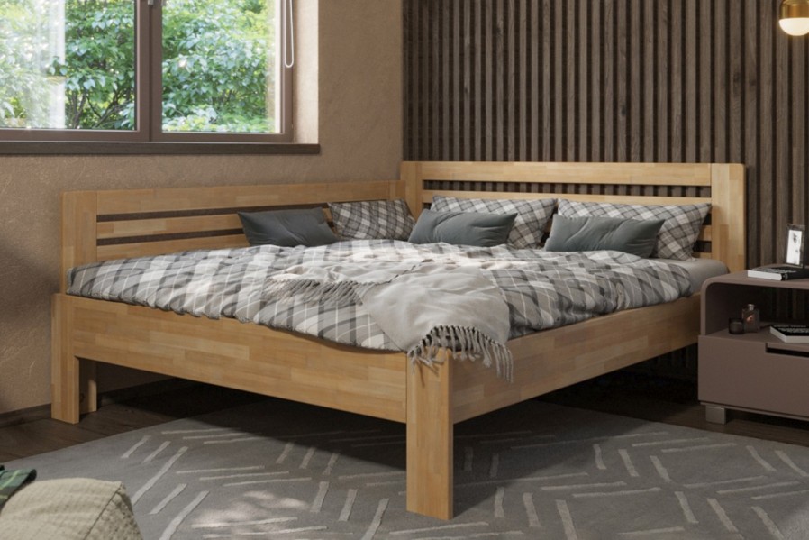 Milujete vôňu dreva i nenapodobiteľnú atmosféru, ktorú v spálni vyvoláva? Potom by vám určite nemala uniknúť celomasívna posteľ Lola z kolekcie spoločnosti PreSpánok.