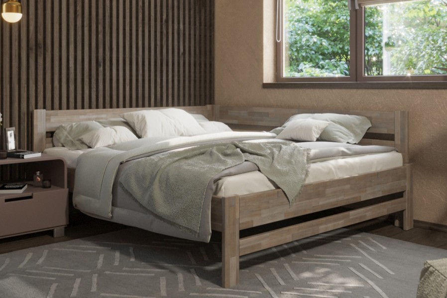 Vyberáte posteľ, ktorá vám vydrží niekoľko desiatok rokov? S celomasívnou posteľou Wanda sa to dá.