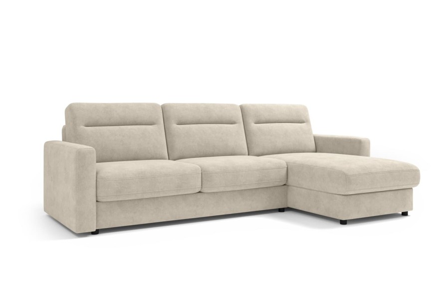 Rozkladacia pohovka pre každodenné spanie Lugano v nadčasovom dizajne zaujme svojou jednoduchosťou
a eleganciou.